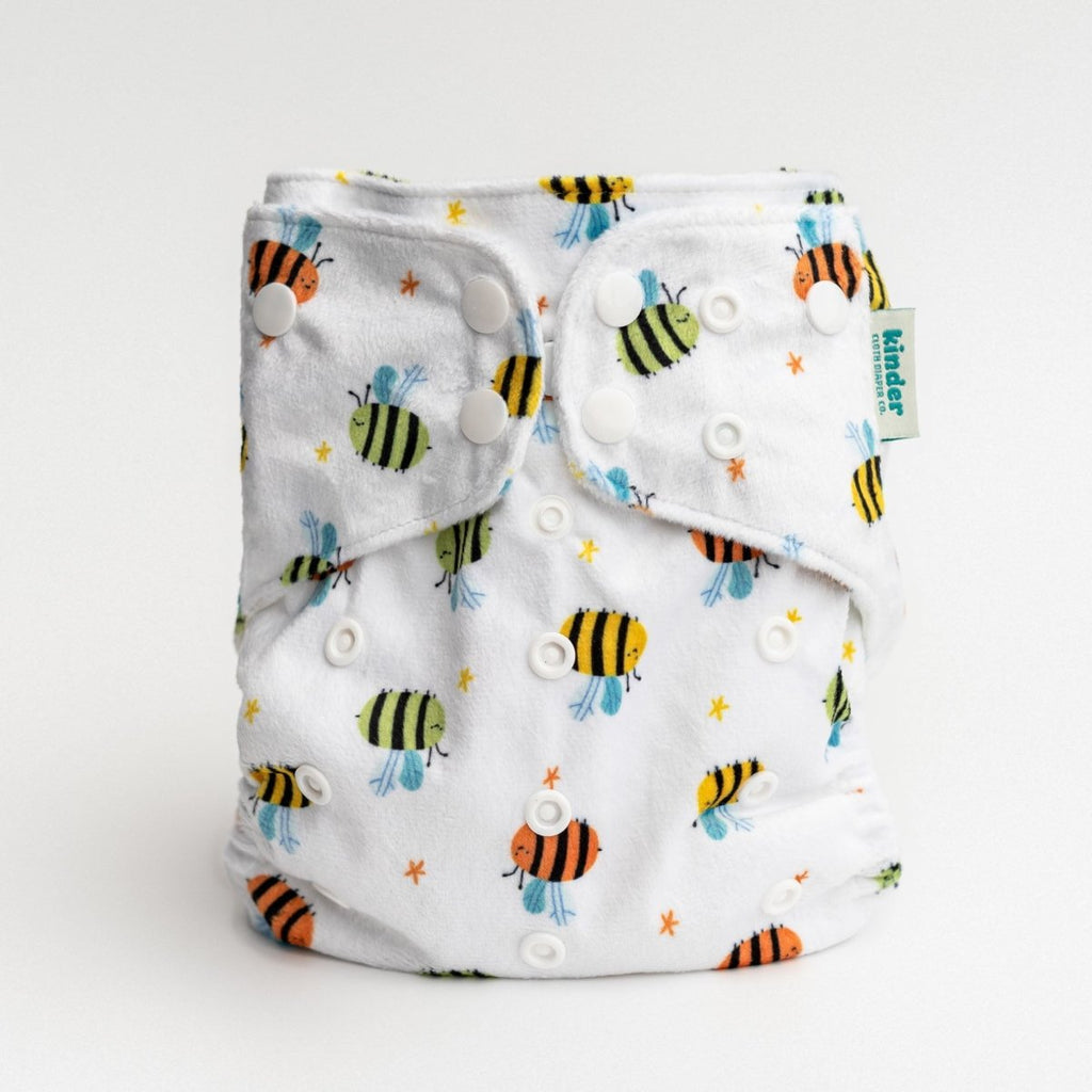 Patterned Lounger Pocket Cloth Diaper — Minky Fleece with Athletic Wicking Jersey - Kinder Cloth Diaper Co. - 22 - 04 - 02 - modern reusable cloth diapers and more for birth to potty training - Pittsburgh Based Small Business