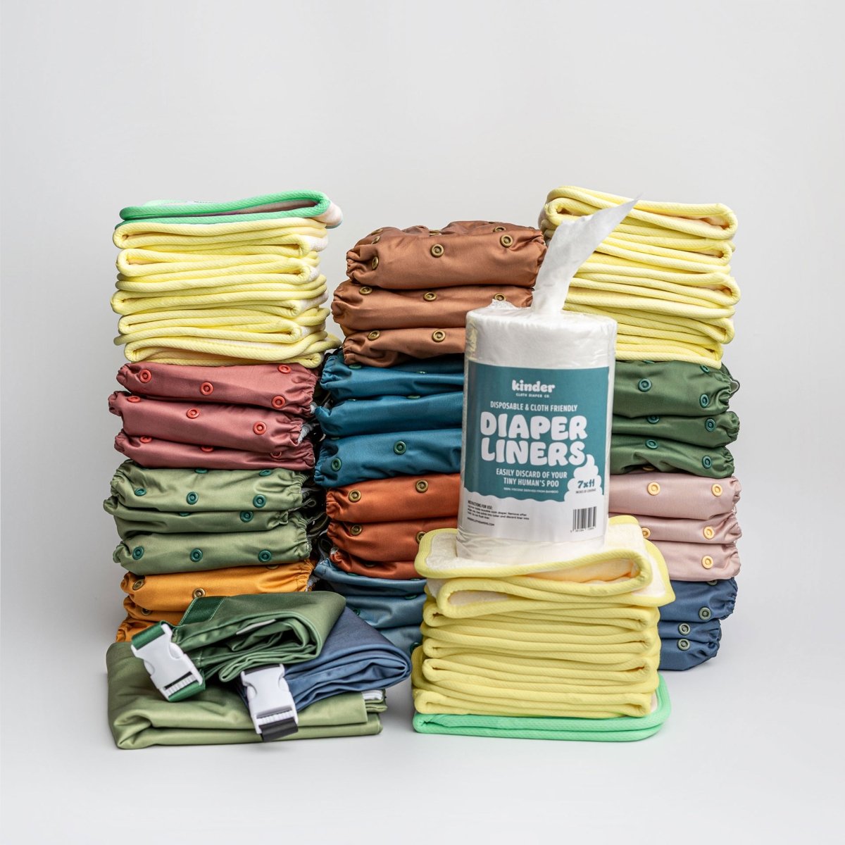 -Modern-Cloth-Diapers-New Parent Starter Bundle-Kinder Cloth Diaper Co.-Pittsburgh-Based-Small-Business-Woman-Owned