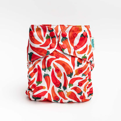 Food: Essentials Pocket Cloth Diaper with Athletic Wicking Jersey, Grows with your Baby