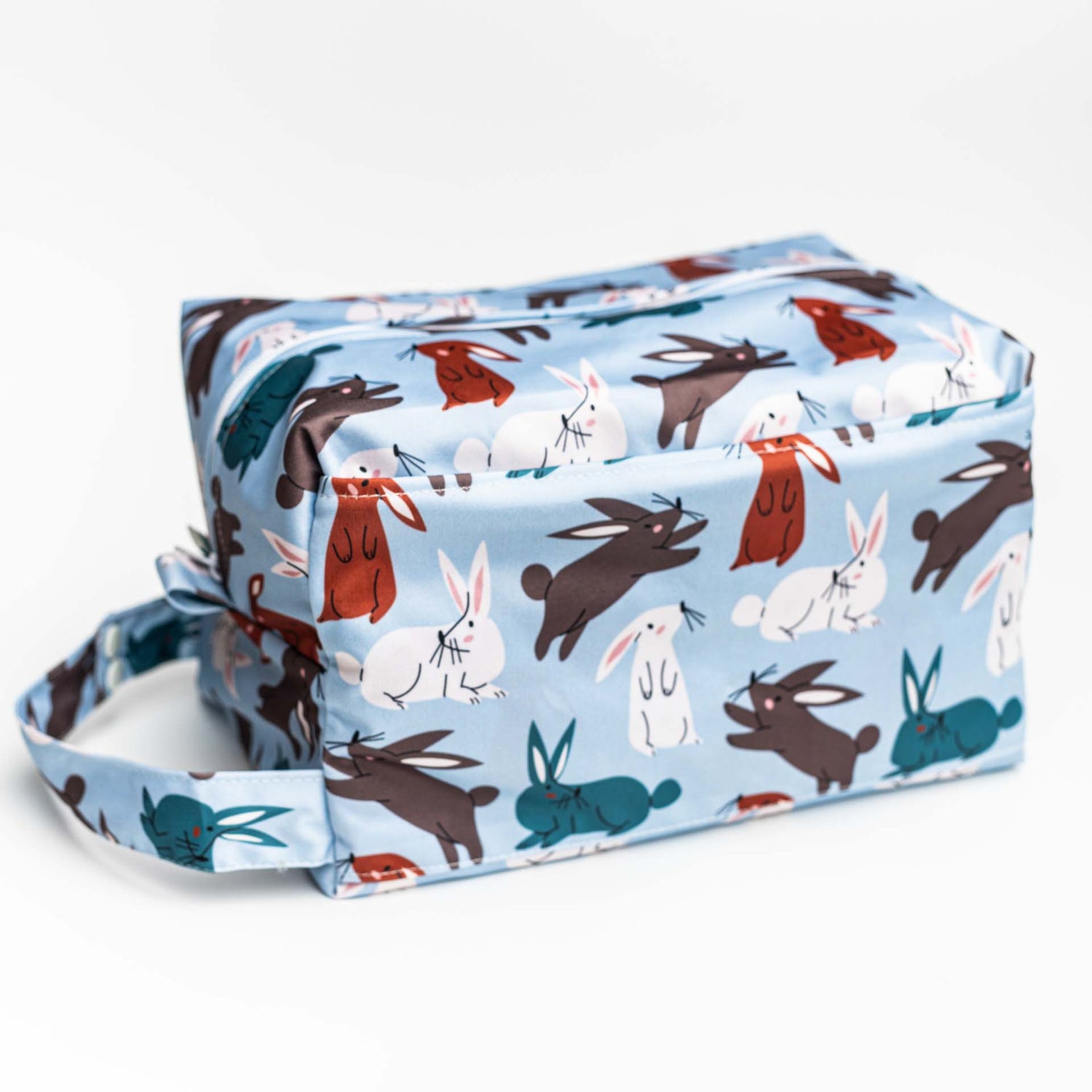 Reversible Storage Travel Cube Diaper Pod with Exterior Storage Pocket