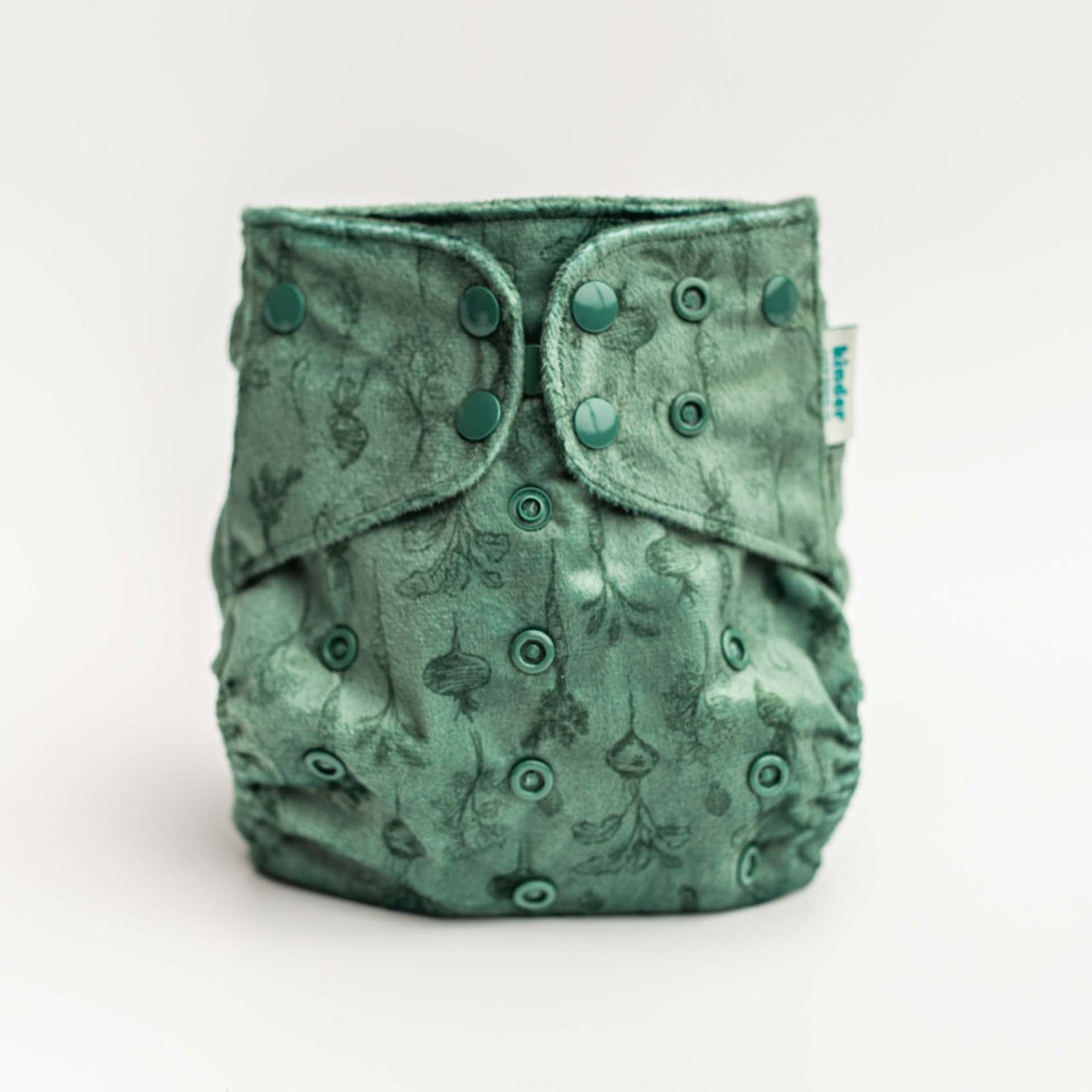 Patterned Lounger Pocket Cloth Diaper — Minky Fleece with Athletic Wicking Jersey