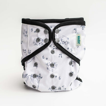Animals and Insects: Wipeable Cloth Diaper Cover, Grows with your Baby