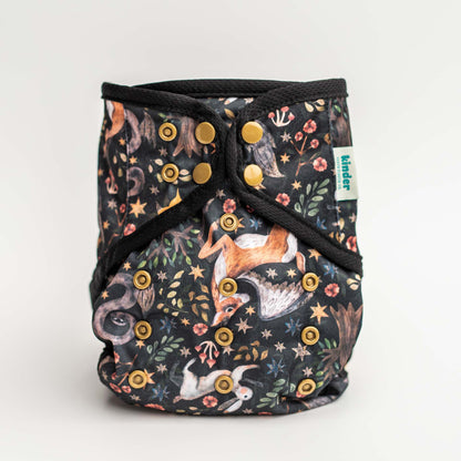 Animals and Insects: Wipeable Cloth Diaper Cover, Grows with your Baby