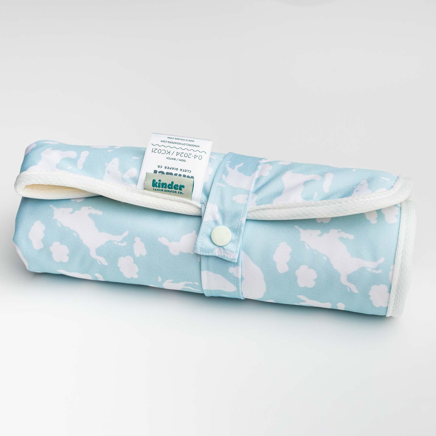 Ultra-Soft Bamboo Machine Washable and Wipeable Diaper Change Mat