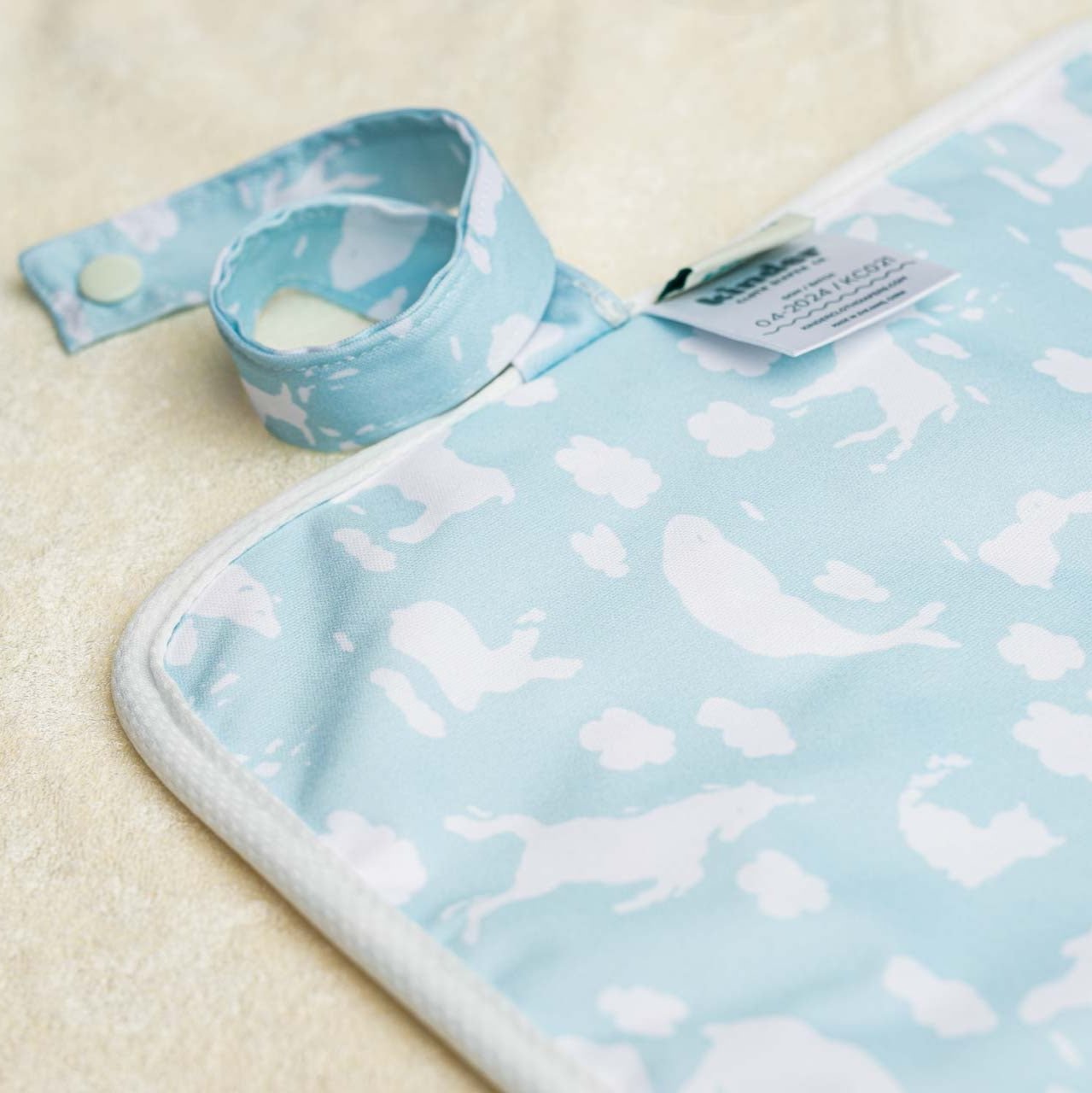 Ultra-Soft Bamboo Machine Washable and Wipeable Diaper Change Mat