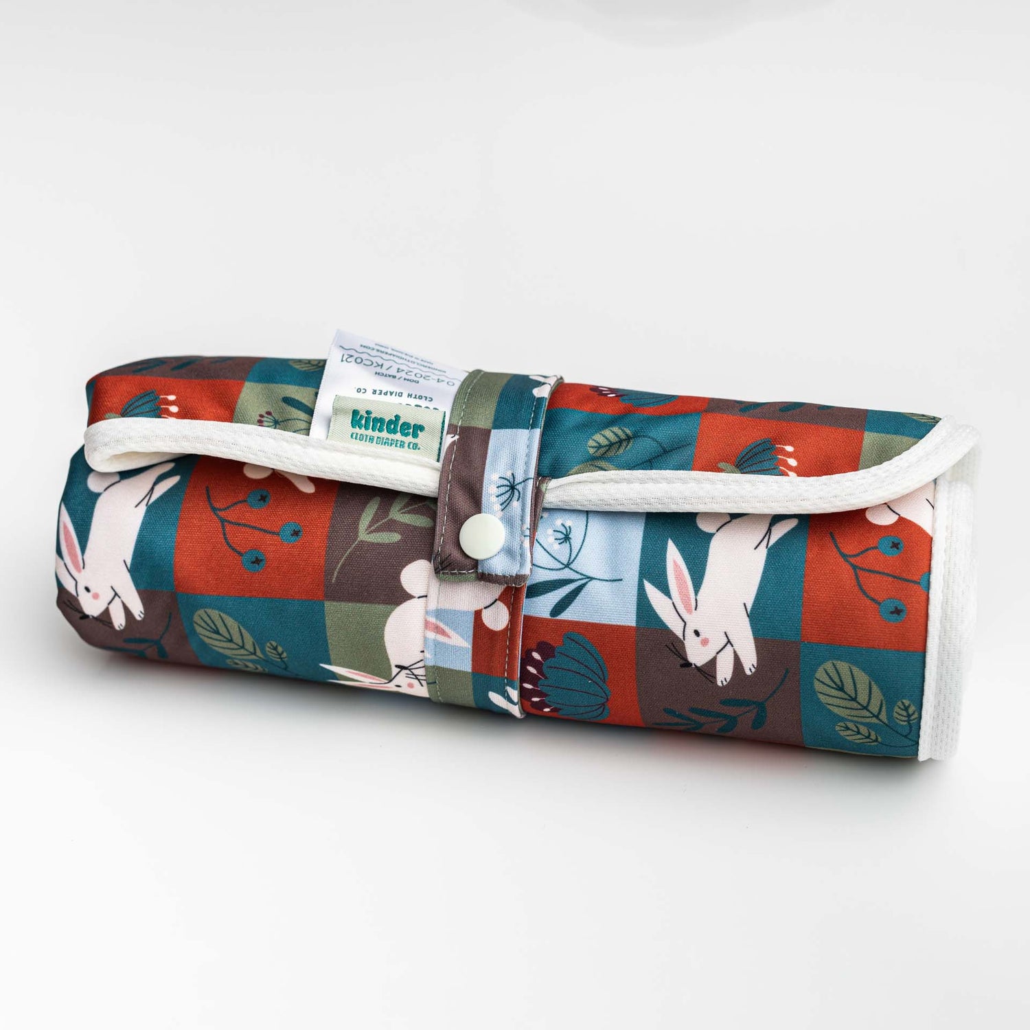 Ultra-Soft Bamboo Machine Washable and Wipeable Diaper Change Mat