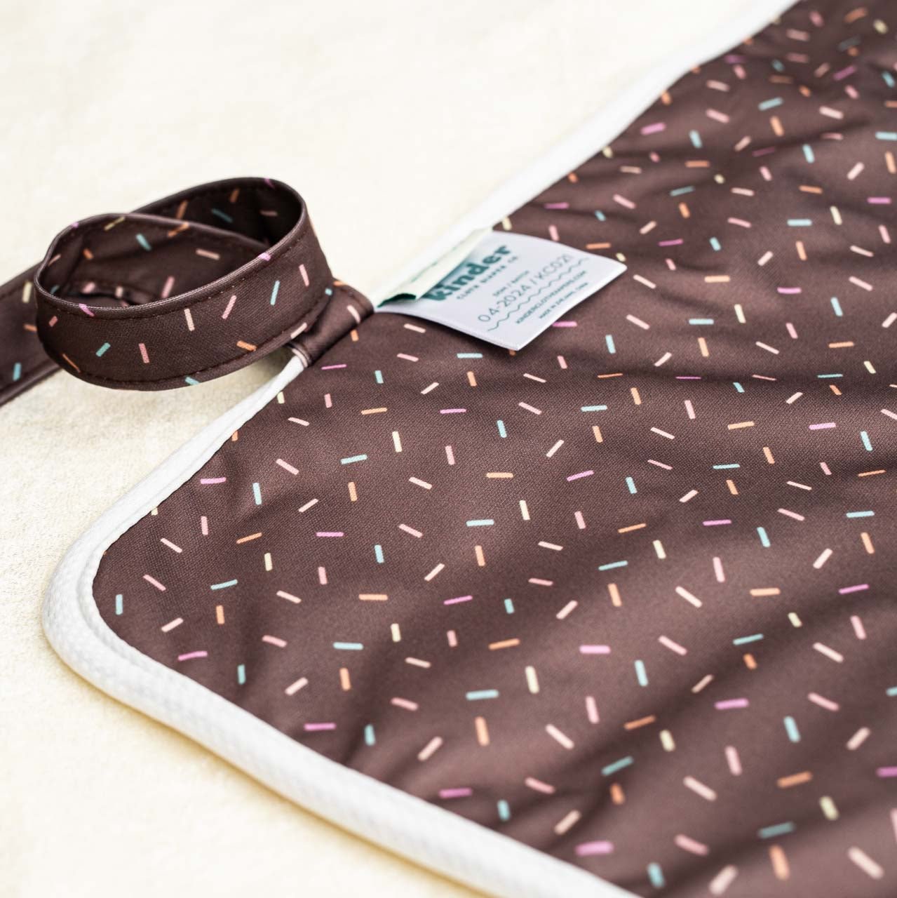 Ultra-Soft Bamboo Machine Washable and Wipeable Diaper Change Mat