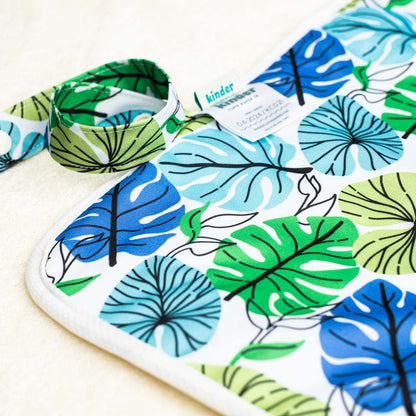 Ultra-Soft Bamboo Machine Washable and Wipeable Diaper Change Mat