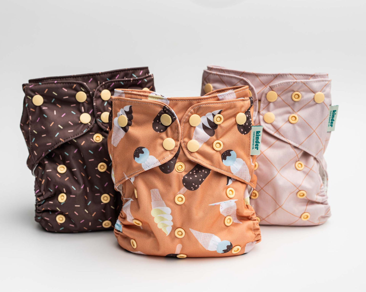 Food: Essentials Pocket Cloth Diaper with Athletic Wicking Jersey, Grows with your Baby