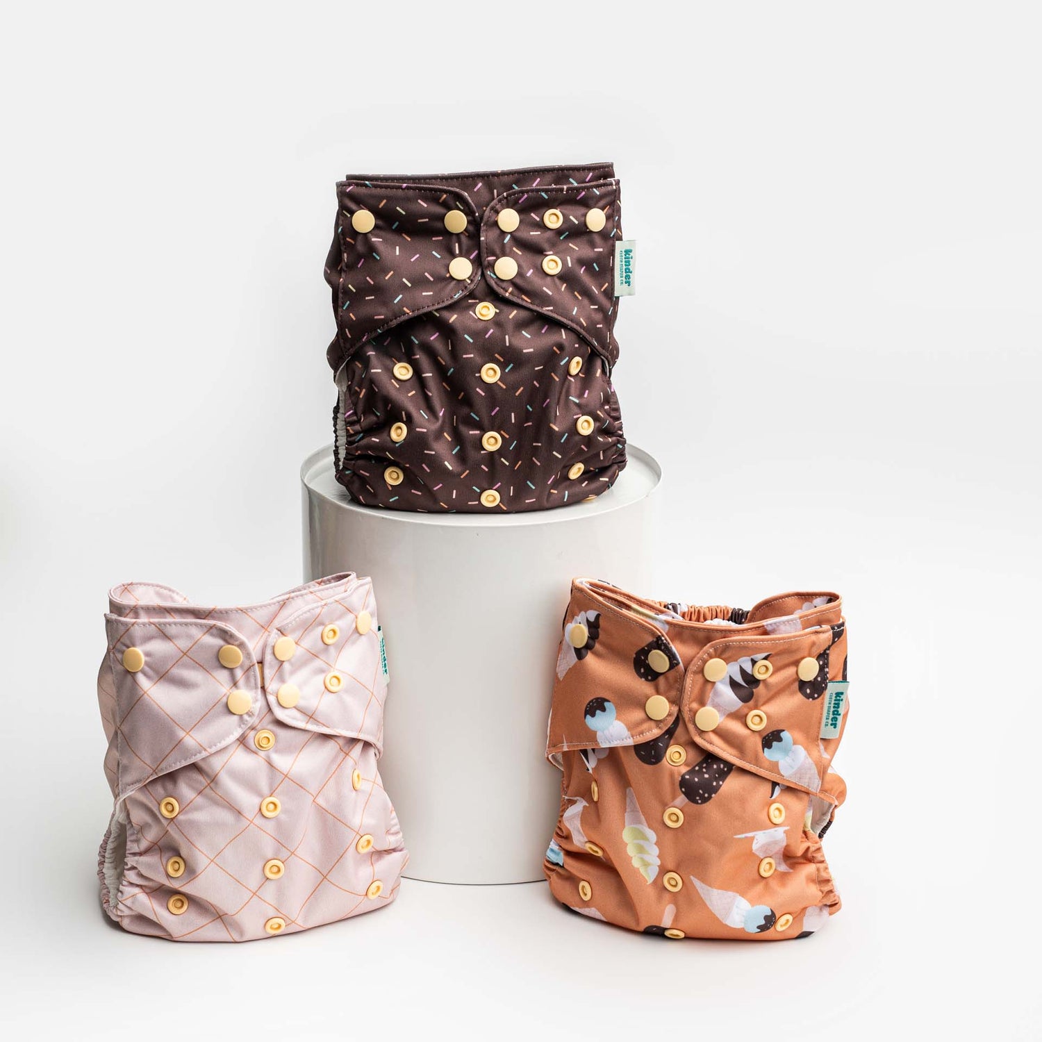 Food: Essentials Pocket Cloth Diaper with Athletic Wicking Jersey, Grows with your Baby