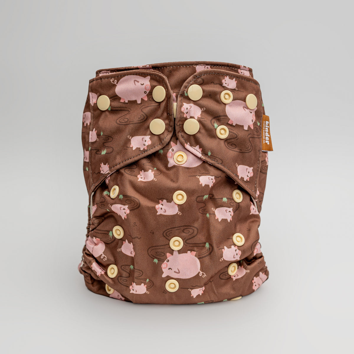 Hogs and Kisses - Cloud - Essential Pocket Diaper - 100% Cotton Lining - One Size