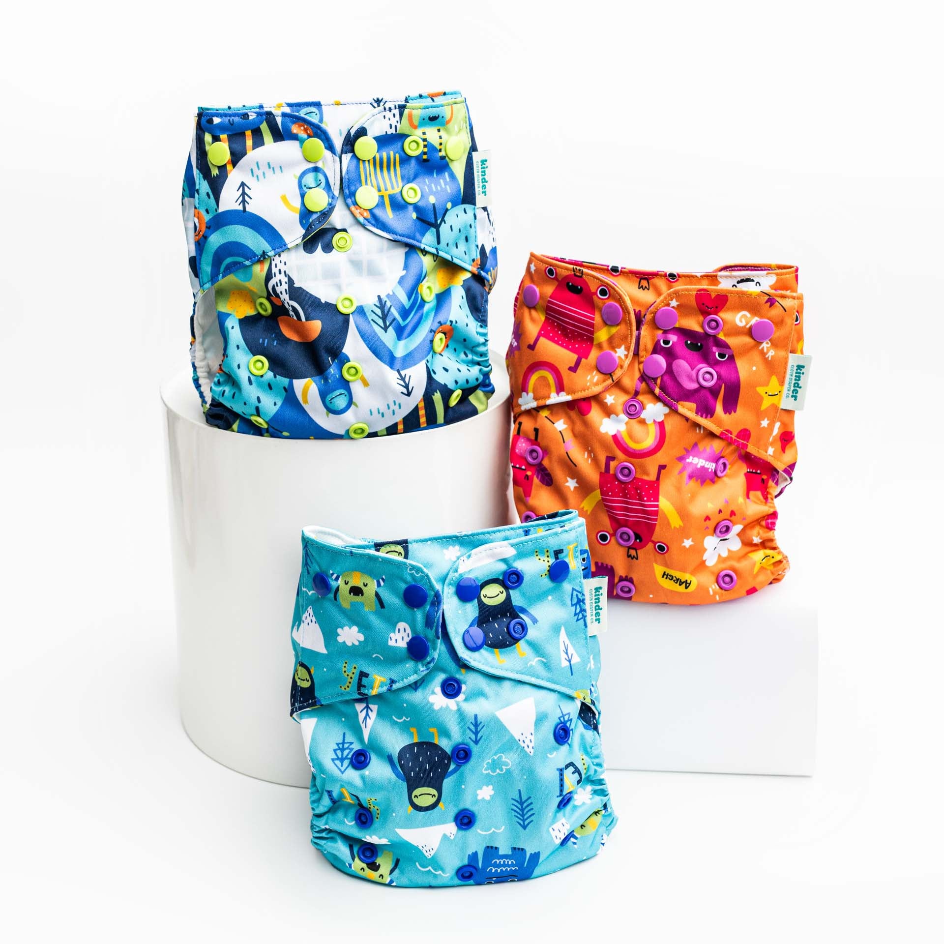 Fantasy: Essentials Pocket Cloth Diaper with Athletic Wicking Jersey, Grows with your Baby