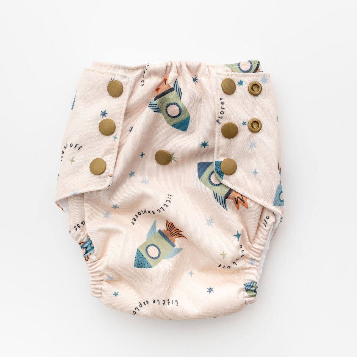 Blast Off - Modern - Cloth - Diapers - Training Pant - Kinder Cloth Diaper Co. - Pittsburgh - Based - Small - Business - Woman - Owned