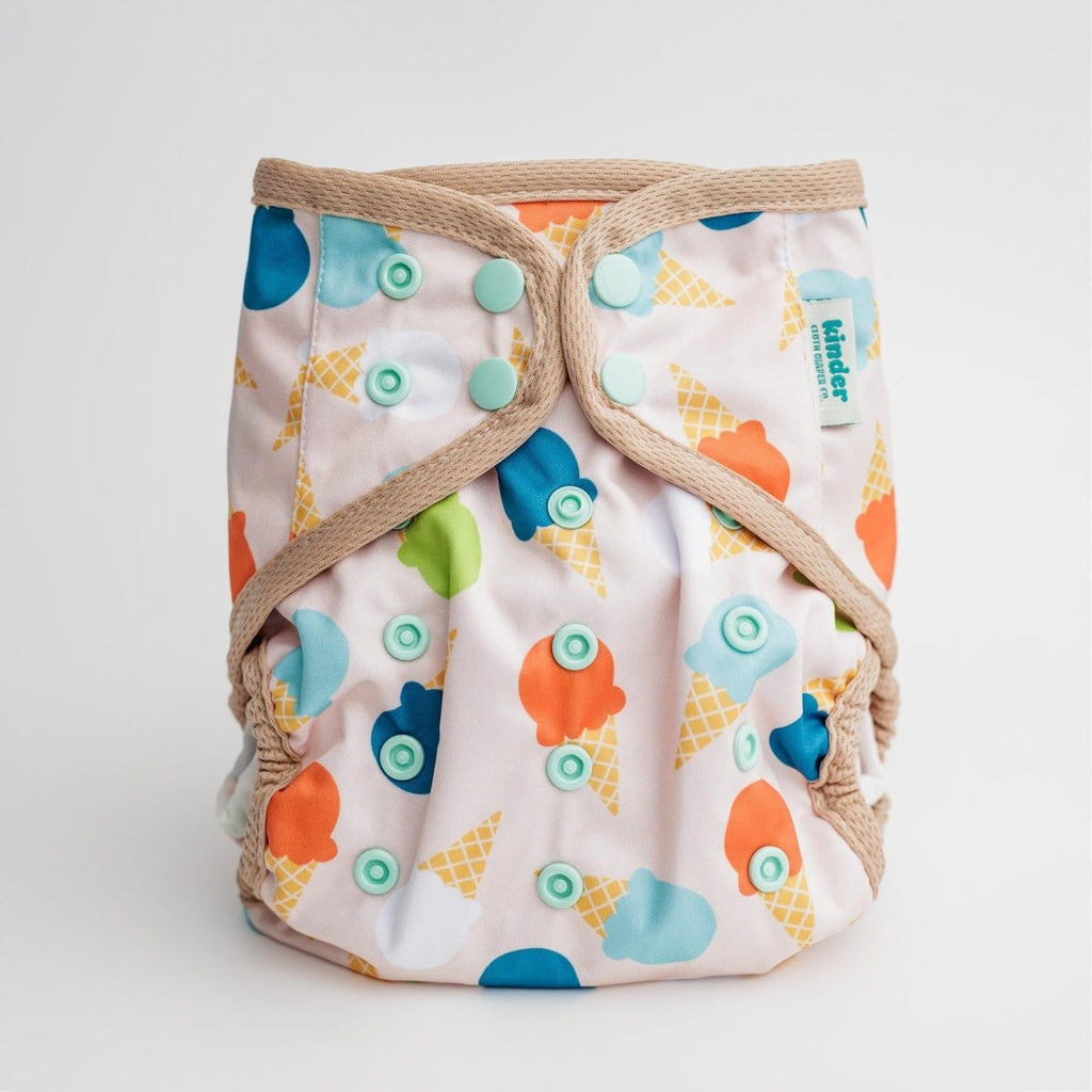 Boardwalk - Modern - Cloth - Diapers - Diaper Cover - Kinder Cloth Diaper Co. - Pittsburgh - Based - Small - Business - Woman - Owned
