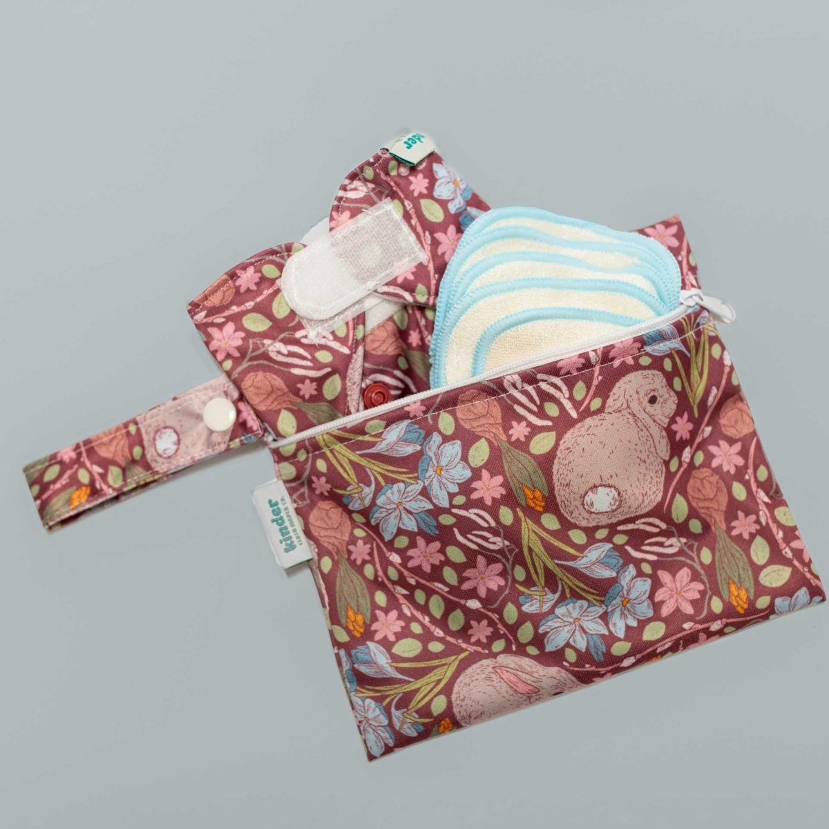 Reusable Doll Toy Diaper Set with 5 Mini Reusable Baby Wipes - Kinder Cloth Diaper Co. - 23 - 04 - 05 - modern reusable cloth diapers and more for birth to potty training - Pittsburgh Based Small Business