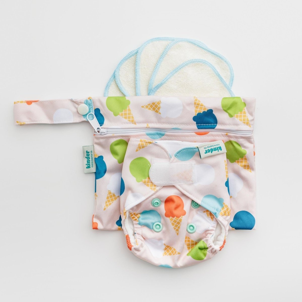 Boardwalk - Modern - Cloth - Diapers - Pocket Diaper - Kinder Cloth Diaper Co. - Pittsburgh - Based - Small - Business - Woman - Owned