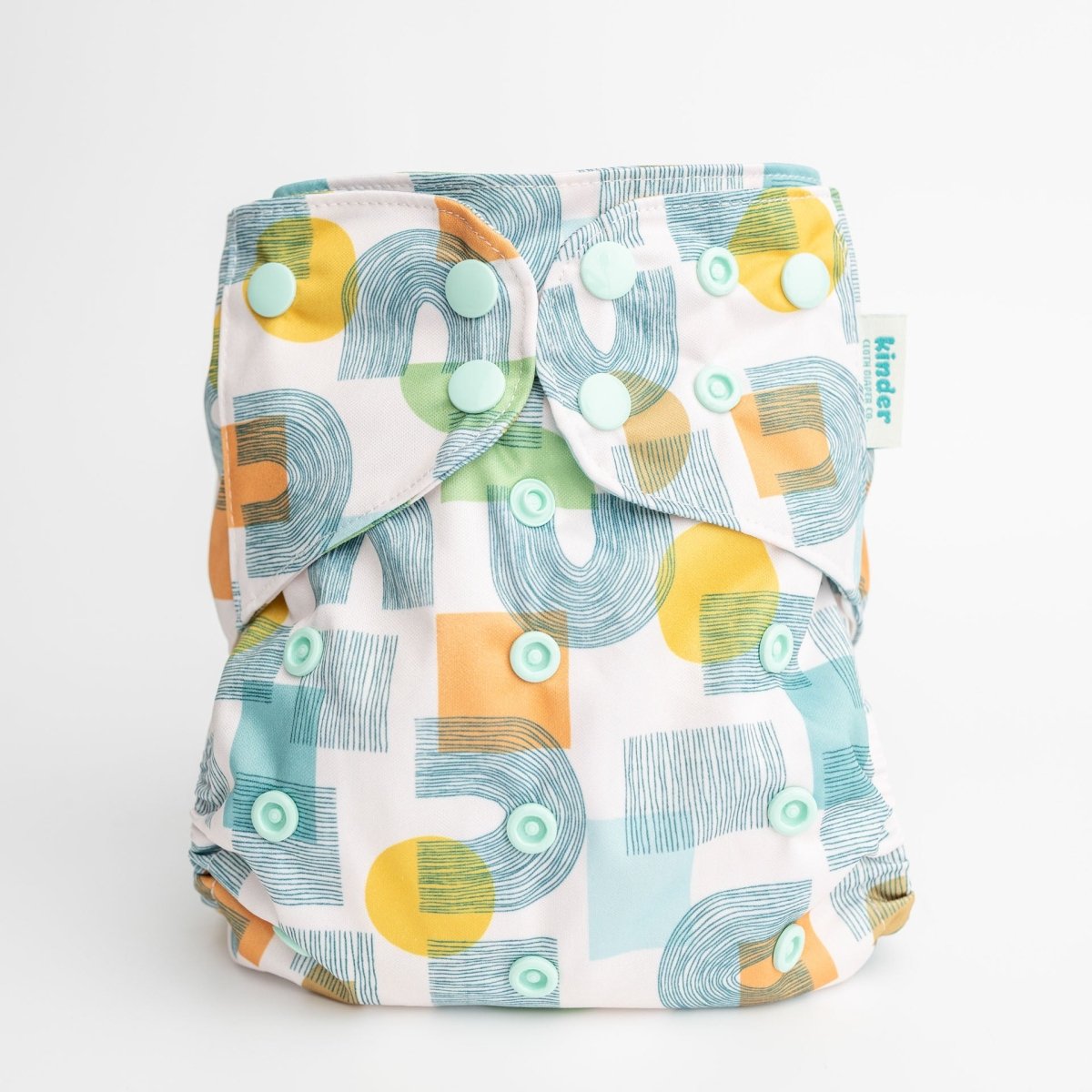Boho Blocks - Modern - Cloth - Diapers - Pocket Diaper - Kinder Cloth Diaper Co. - Pittsburgh - Based - Small - Business - Woman - Owned
