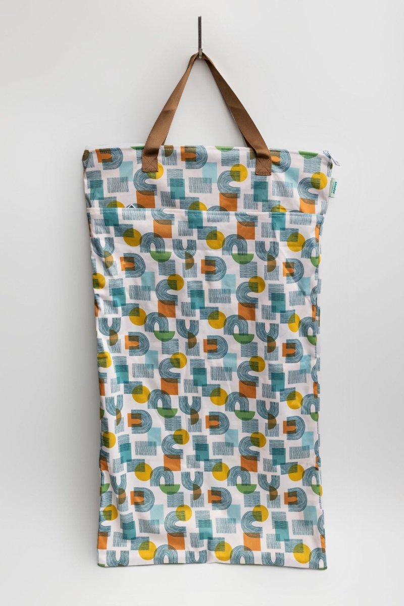 Boho Blocks - Modern - Cloth - Diapers - Wet Bag - Kinder Cloth Diaper Co. - Pittsburgh - Based - Small - Business - Woman - Owned