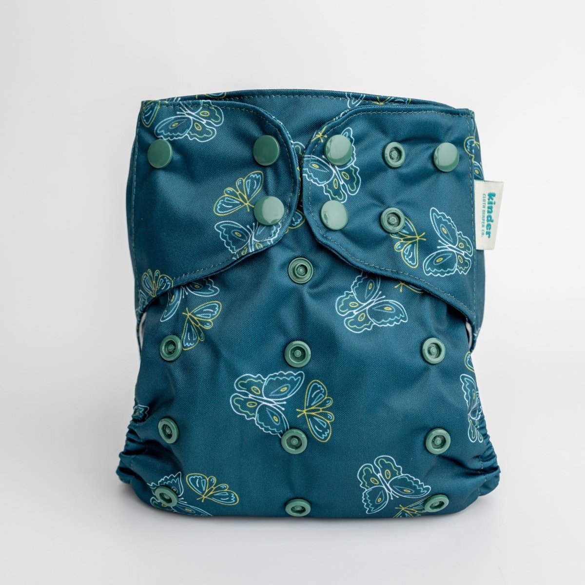 Boho Butterflies - Modern - Cloth - Diapers - Pocket Diaper - Kinder Cloth Diaper Co. - Pittsburgh - Based - Small - Business - Woman - Owned