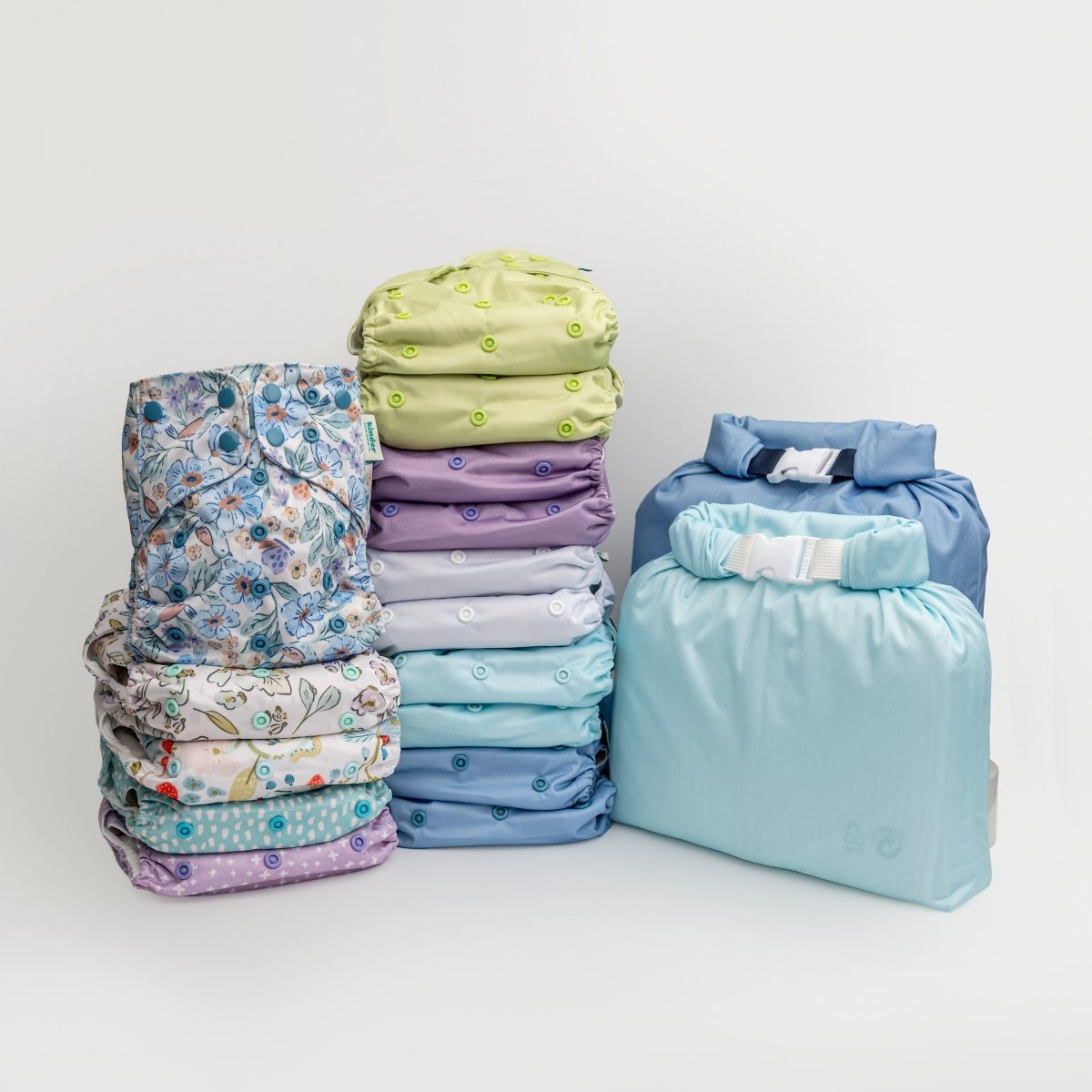 -Modern-Cloth-Diapers-New Parent Starter Bundle-Kinder Cloth Diaper Co.-Pittsburgh-Based-Small-Business-Woman-Owned