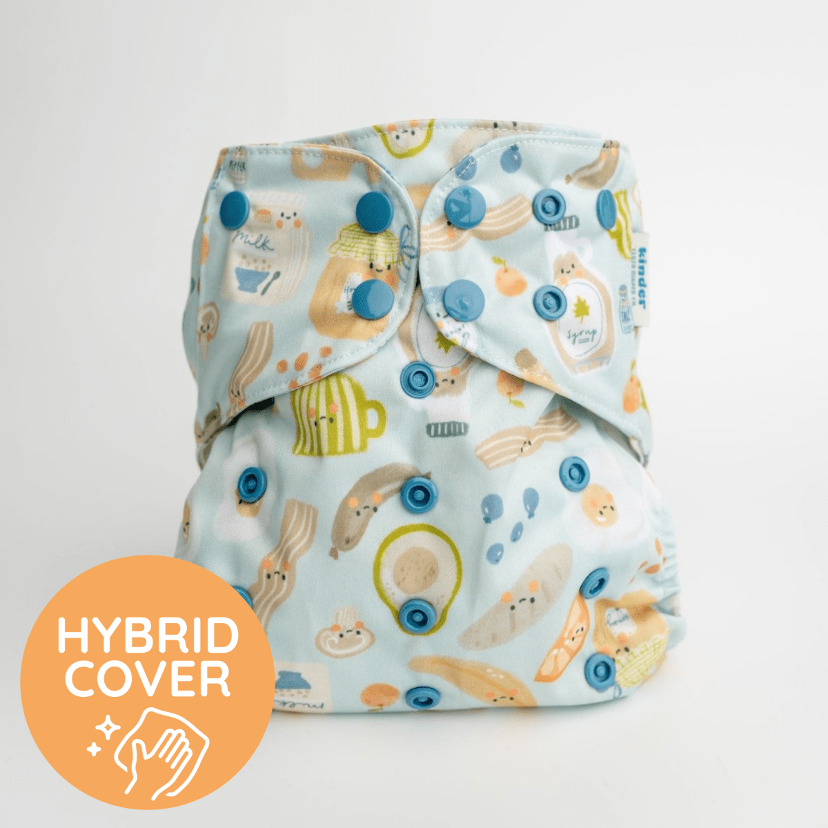Brunch - Modern - Cloth - Diapers - Diaper Cover - Kinder Cloth Diaper Co. - Pittsburgh - Based - Small - Business - Woman - Owned