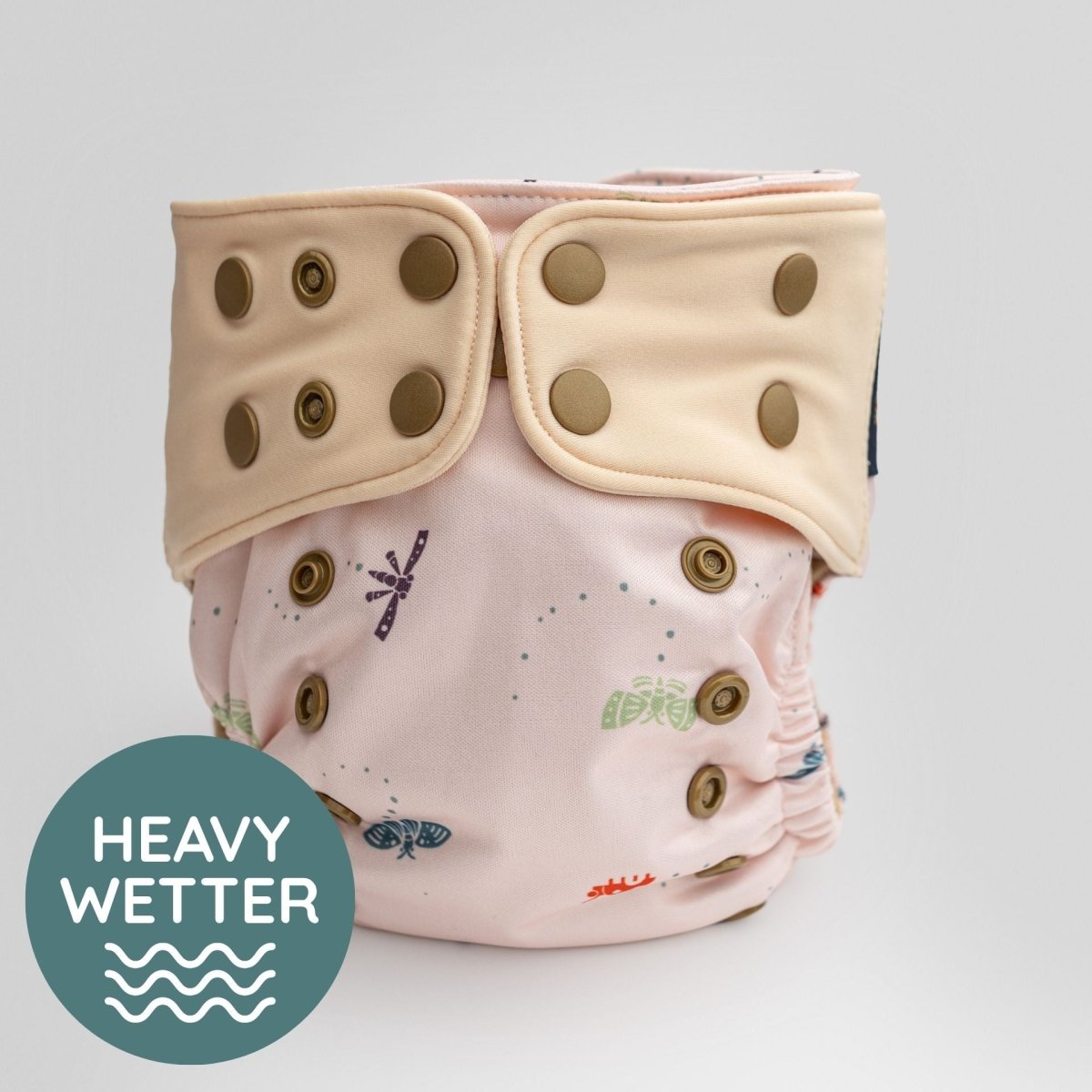 Bug Adventure - Modern - Cloth - Diapers - Cloth Diaper - Kinder Cloth Diaper Co. - Pittsburgh - Based - Small - Business - Woman - Owned