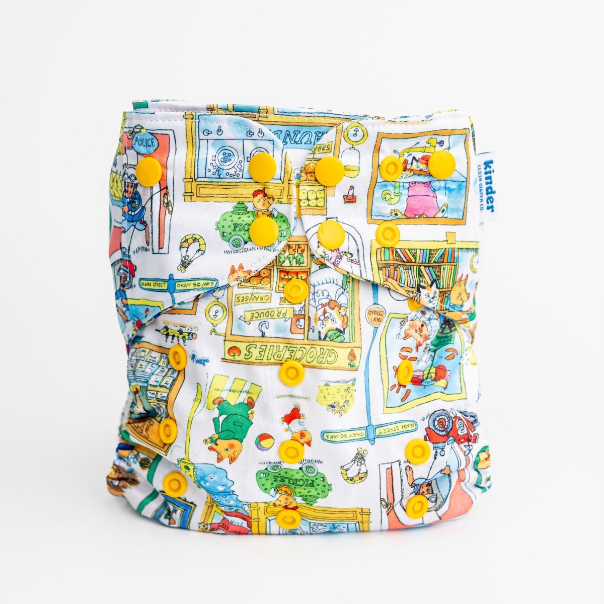 Busy Busy Farm - Modern - Cloth - Diapers - Pocket Diaper - Kinder Cloth Diaper Co. - Pittsburgh - Based - Small - Business - Woman - Owned