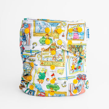 Richard Scarry's Busy World X Kinder Diapers – Kinder Cloth Diaper