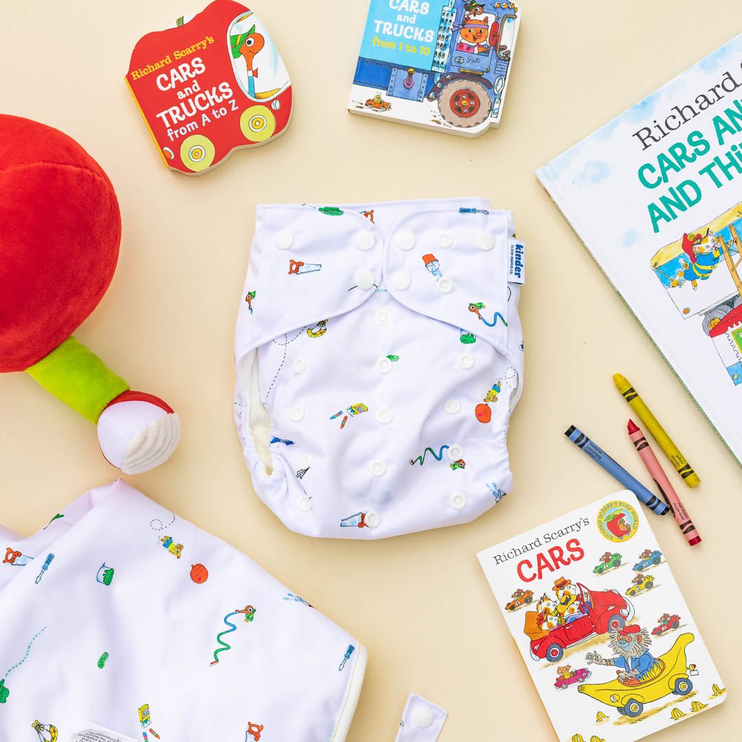 Busy Busy Farm - Modern - Cloth - Diapers - Pocket Diaper - Kinder Cloth Diaper Co. - Pittsburgh - Based - Small - Business - Woman - Owned