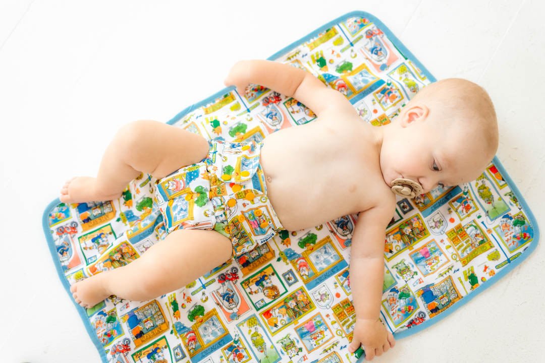 Busy Busy Farm - Modern - Cloth - Diapers - Pocket Diaper - Kinder Cloth Diaper Co. - Pittsburgh - Based - Small - Business - Woman - Owned