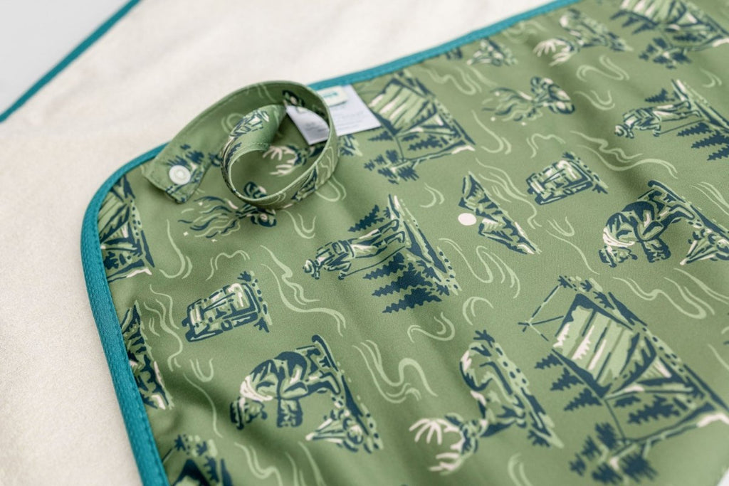 Camping by CMPT - Modern - Cloth - Diapers - Change Mat - Kinder Cloth Diaper Co. - Pittsburgh - Based - Small - Business - Woman - Owned