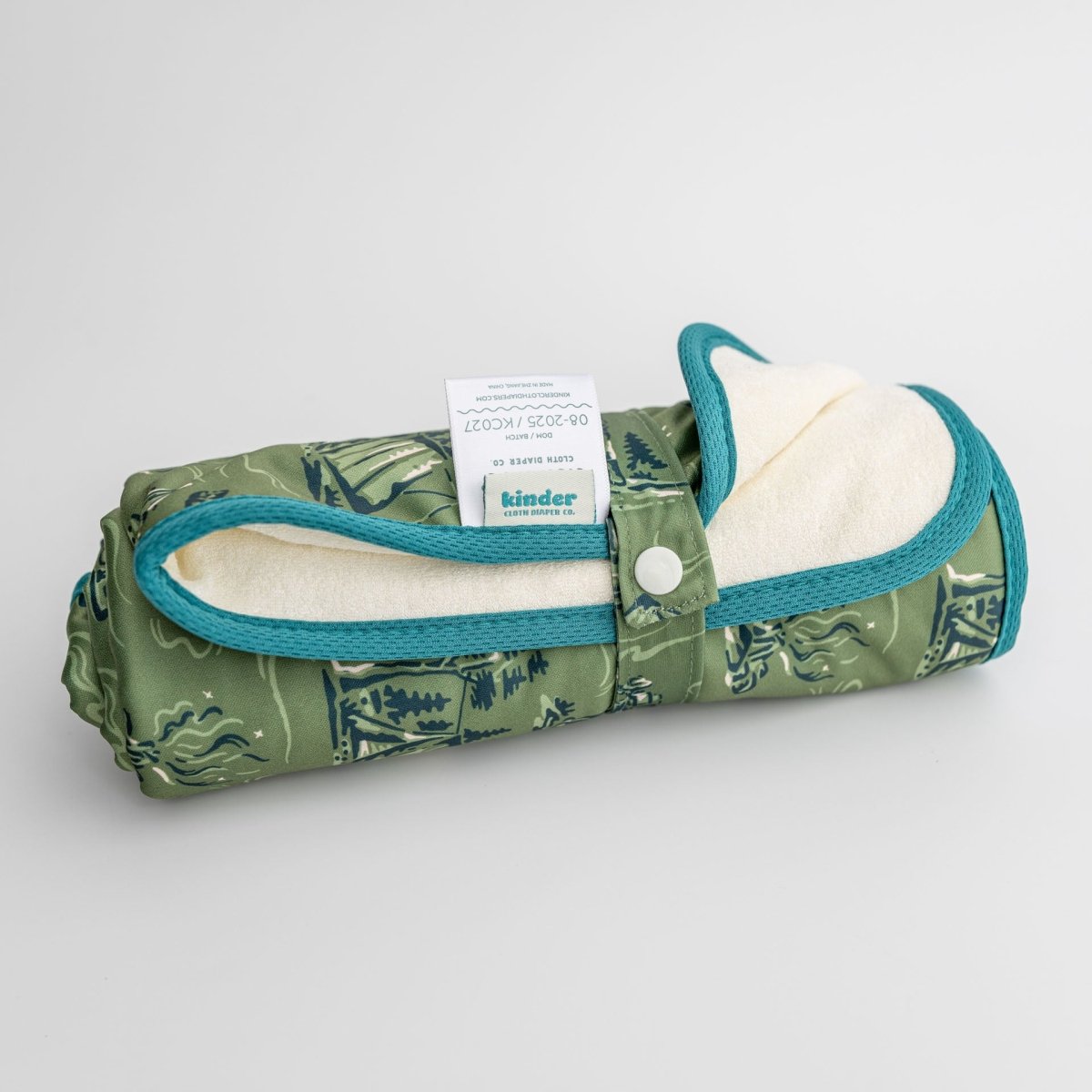 Camping by CMPT - Modern - Cloth - Diapers - Change Mat - Kinder Cloth Diaper Co. - Pittsburgh - Based - Small - Business - Woman - Owned