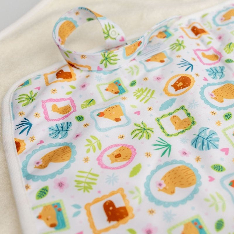 Capybara Collage - Modern - Cloth - Diapers - Change Mat - Kinder Cloth Diaper Co. - Pittsburgh - Based - Small - Business - Woman - Owned