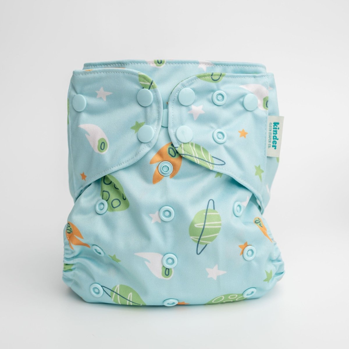 Cartoon Comets - Modern - Cloth - Diapers - Pocket Diaper - Kinder Cloth Diaper Co. - Pittsburgh - Based - Small - Business - Woman - Owned