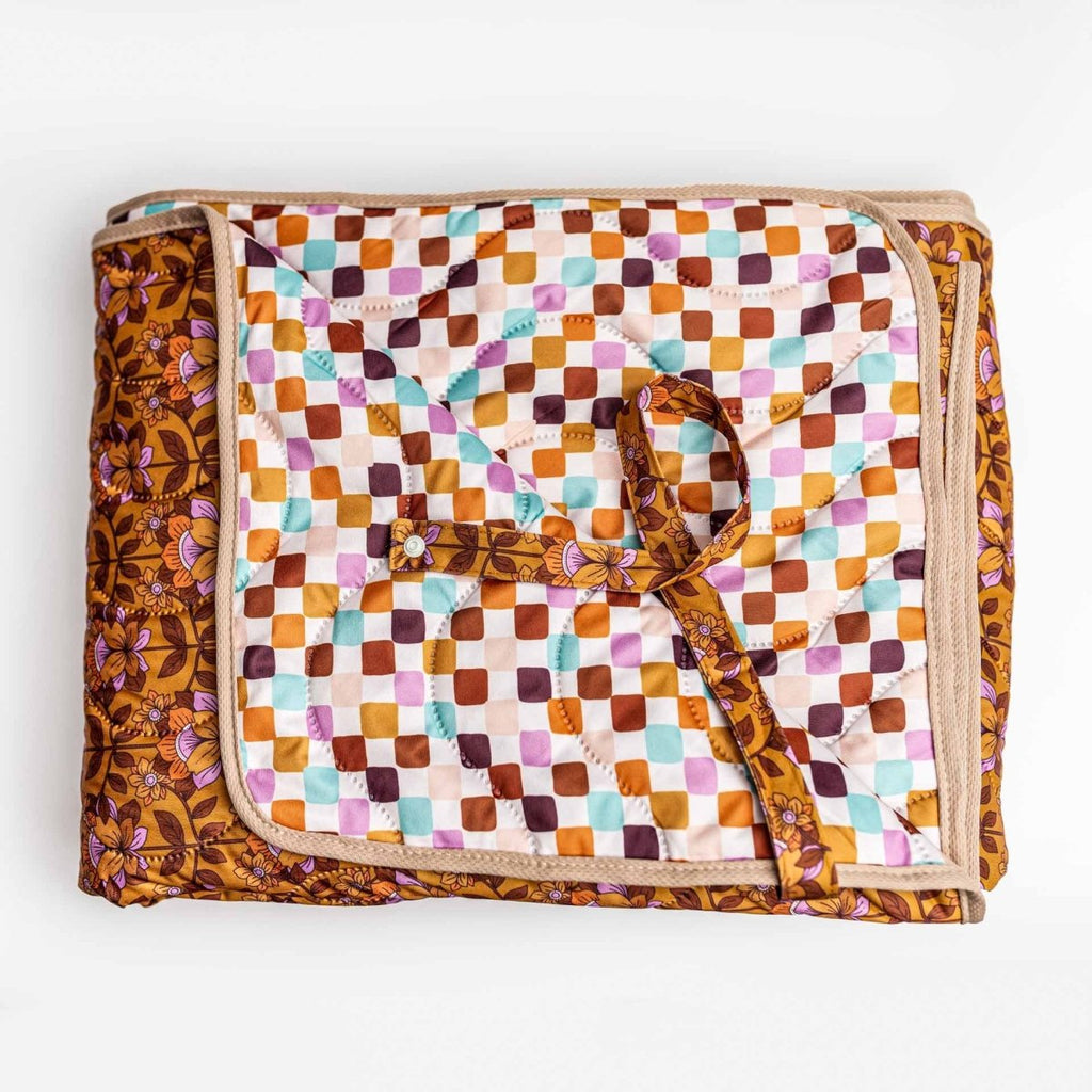 Anywhere Adventure Play Mat, Featuring Quilted Wipeable Machine Washable Fabric - Kinder Cloth Diaper Co. - 08 - 05 - 01 - modern reusable cloth diapers and more for birth to potty training - Pittsburgh Based Small Business
