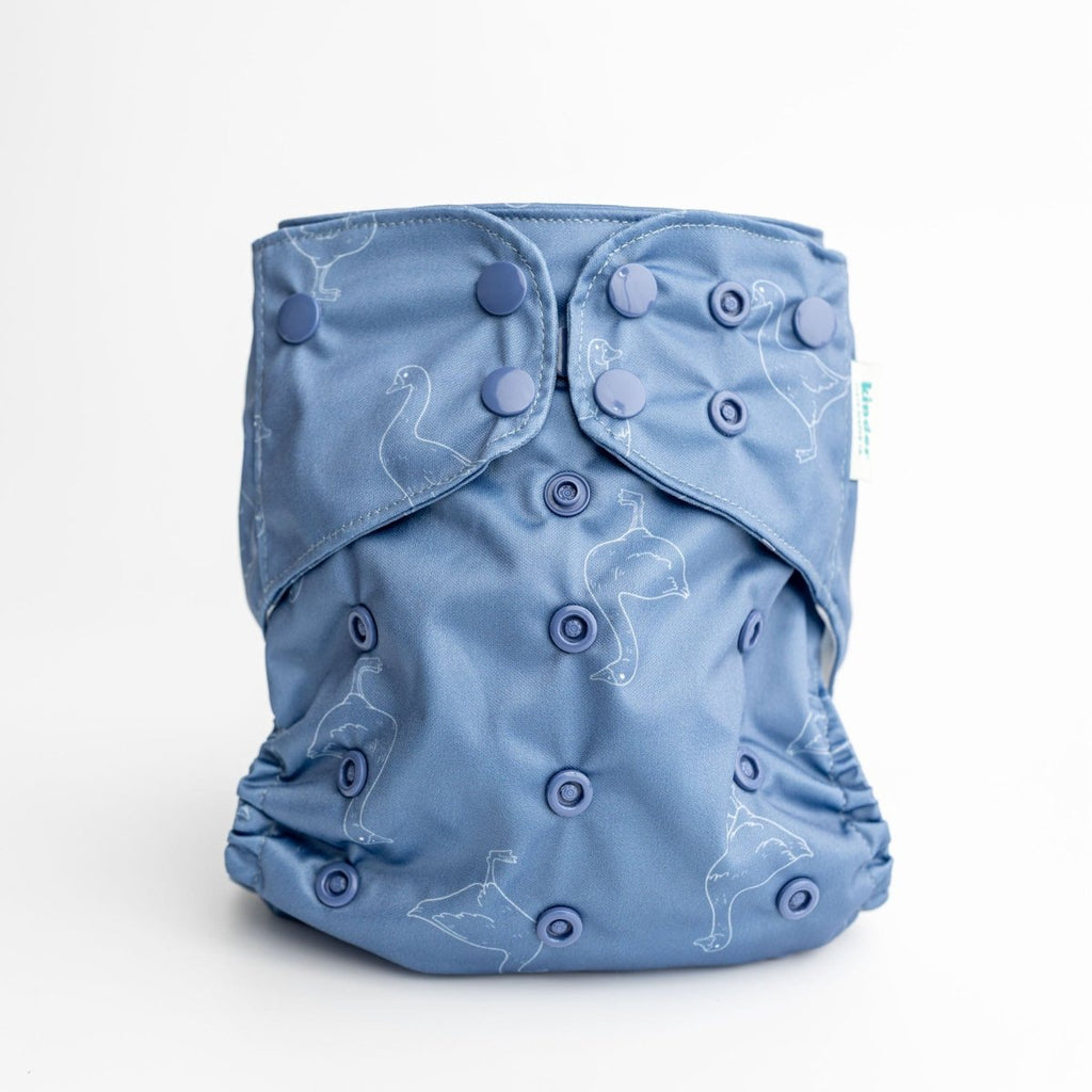 Cheeky Geese - Modern - Cloth - Diapers - Pocket Diaper - Kinder Cloth Diaper Co. - Pittsburgh - Based - Small - Business - Woman - Owned