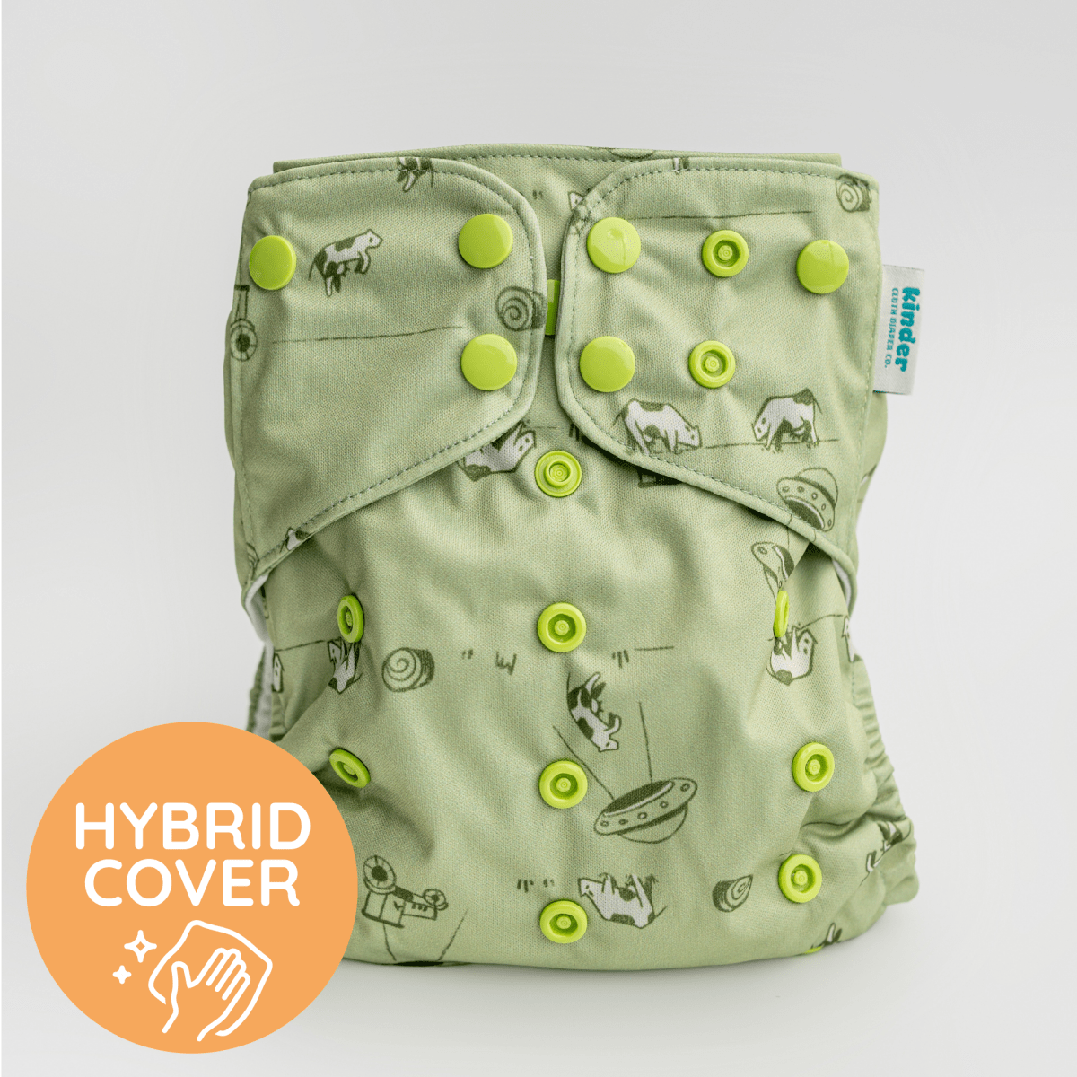  - Modern - Cloth - Diapers - Hybrid Cover - Kinder Cloth Diaper Co. - Pittsburgh - Based - Small - Business - Woman - Owned