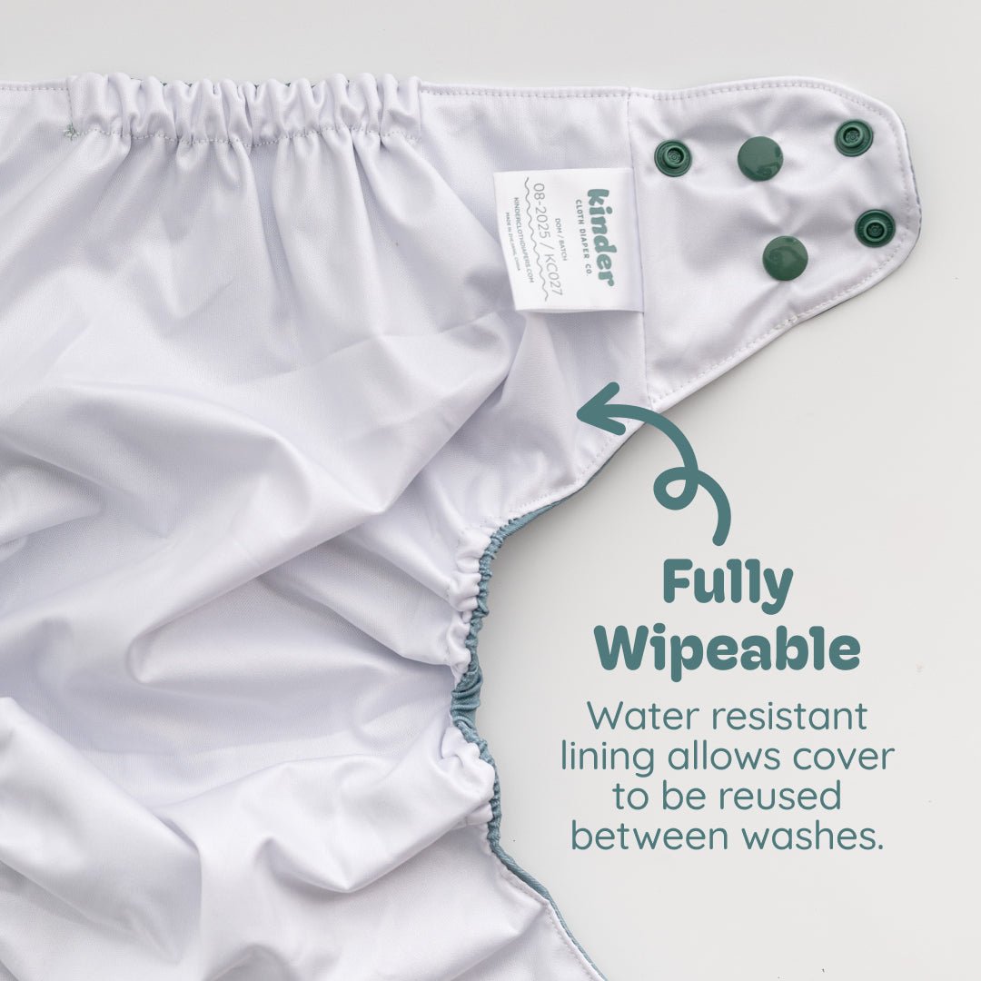 Chestnut - Modern - Cloth - Diapers - Diaper Cover - Kinder Cloth Diaper Co. - Pittsburgh - Based - Small - Business - Woman - Owned