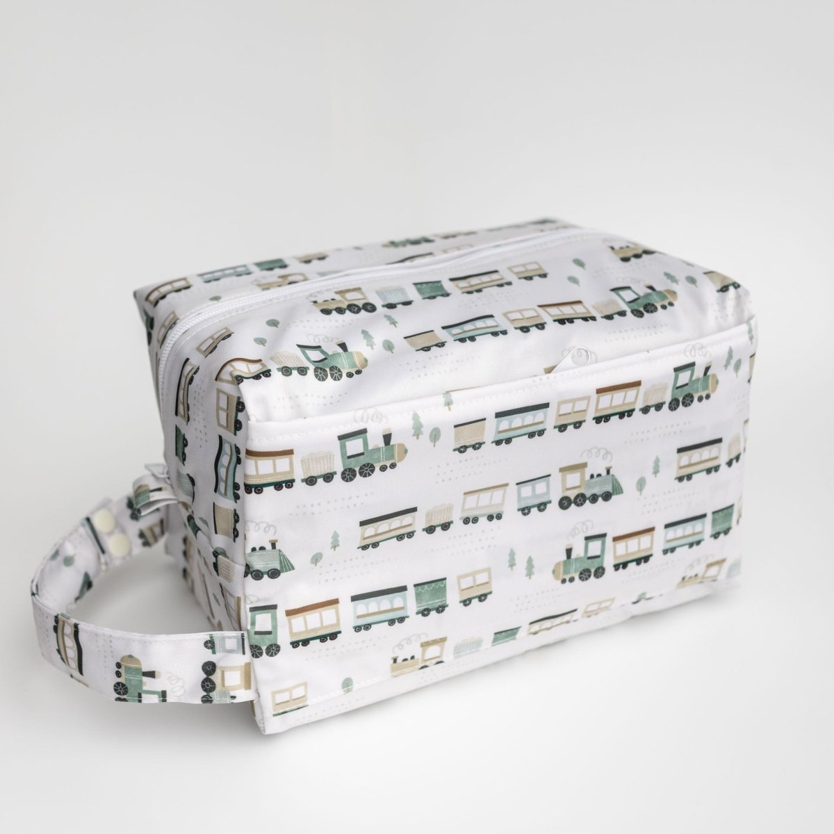 Choo Choo - Modern - Cloth - Diapers - Diaper Pod - Kinder Cloth Diaper Co. - Pittsburgh - Based - Small - Business - Woman - Owned