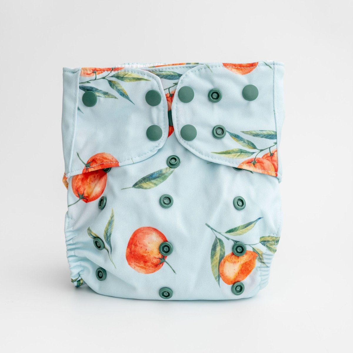 Clementine - Watercolor - Modern - Cloth - Diapers - Luxe Pocket Diaper - Kinder Cloth Diaper Co. - Pittsburgh - Based - Small - Business - Woman - Owned