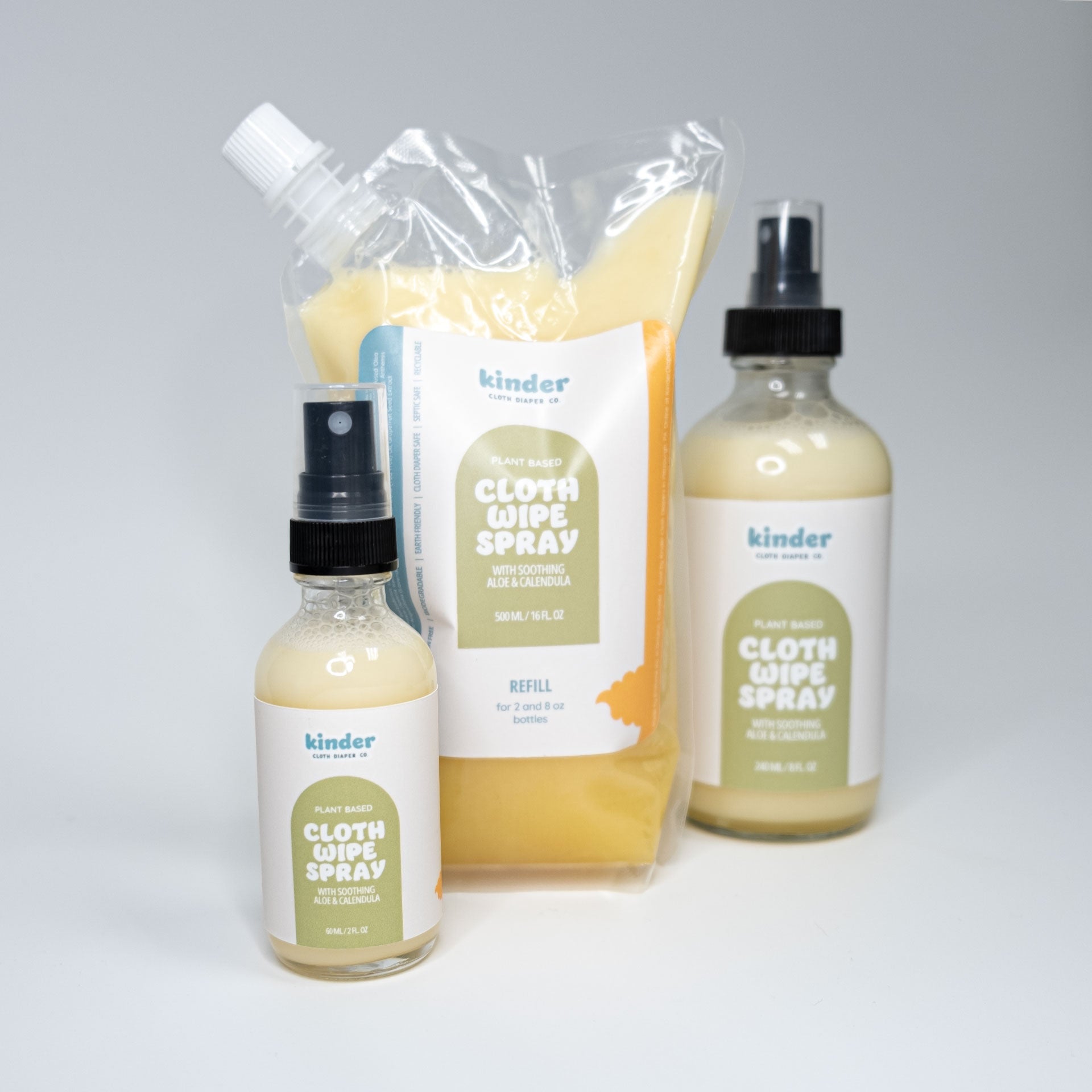 Cloth Wipe Spray: Soothing Aloe and Calendula - Kinder Cloth Diaper Co. - 31 - 05 - 03 - modern reusable cloth diapers and more for birth to potty training - Pittsburgh Based Small Business