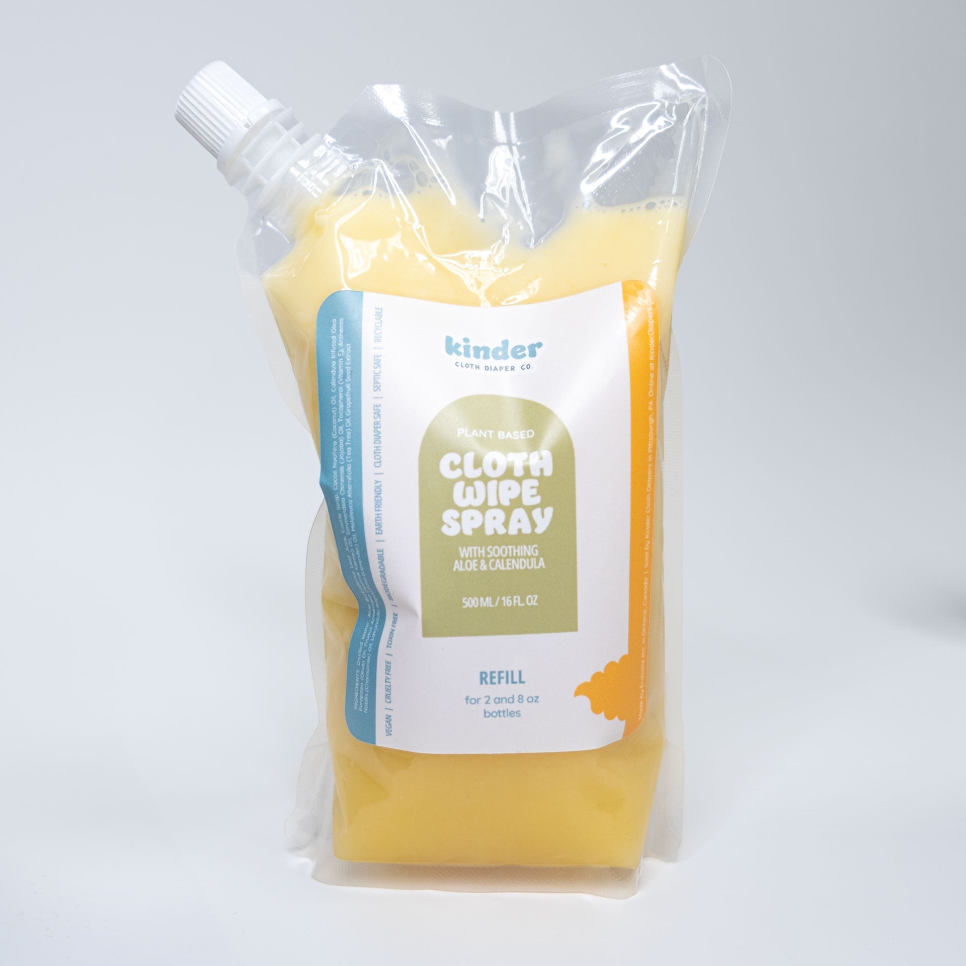 Cloth Wipe Spray: Soothing Aloe and Calendula - Kinder Cloth Diaper Co. - 31 - 05 - 03 - modern reusable cloth diapers and more for birth to potty training - Pittsburgh Based Small Business