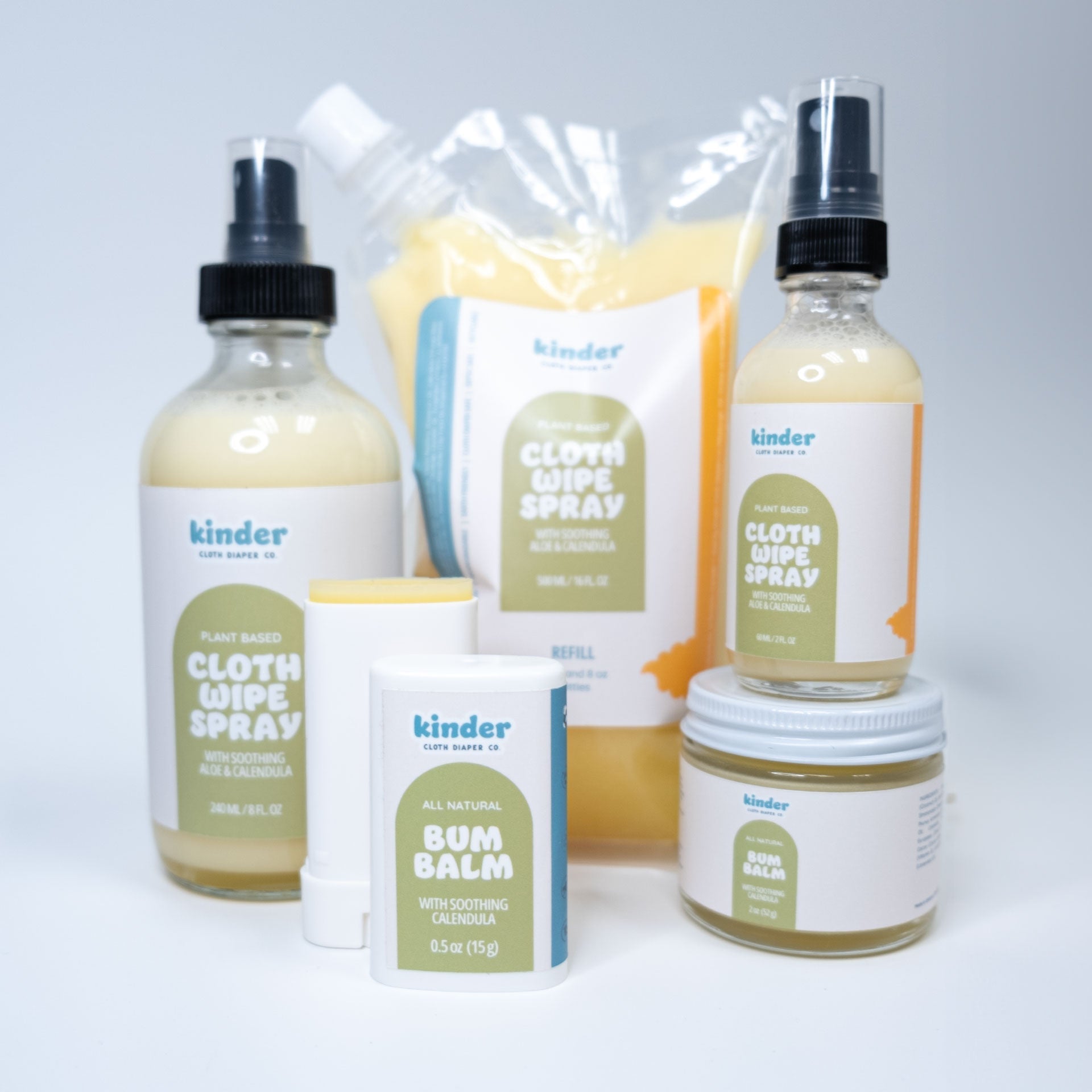 Cloth Wipe Spray: Soothing Aloe and Calendula - Kinder Cloth Diaper Co. - 31 - 05 - 03 - modern reusable cloth diapers and more for birth to potty training - Pittsburgh Based Small Business