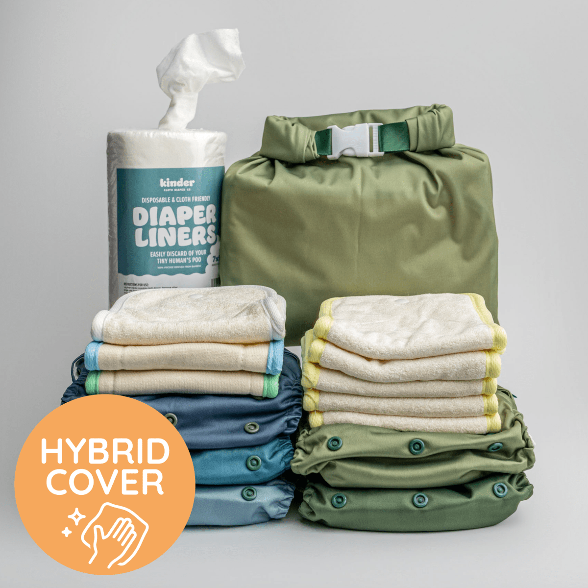  - Modern - Cloth - Diapers - New Parent Starter Bundle - Kinder Cloth Diaper Co. - Pittsburgh - Based - Small - Business - Woman - Owned