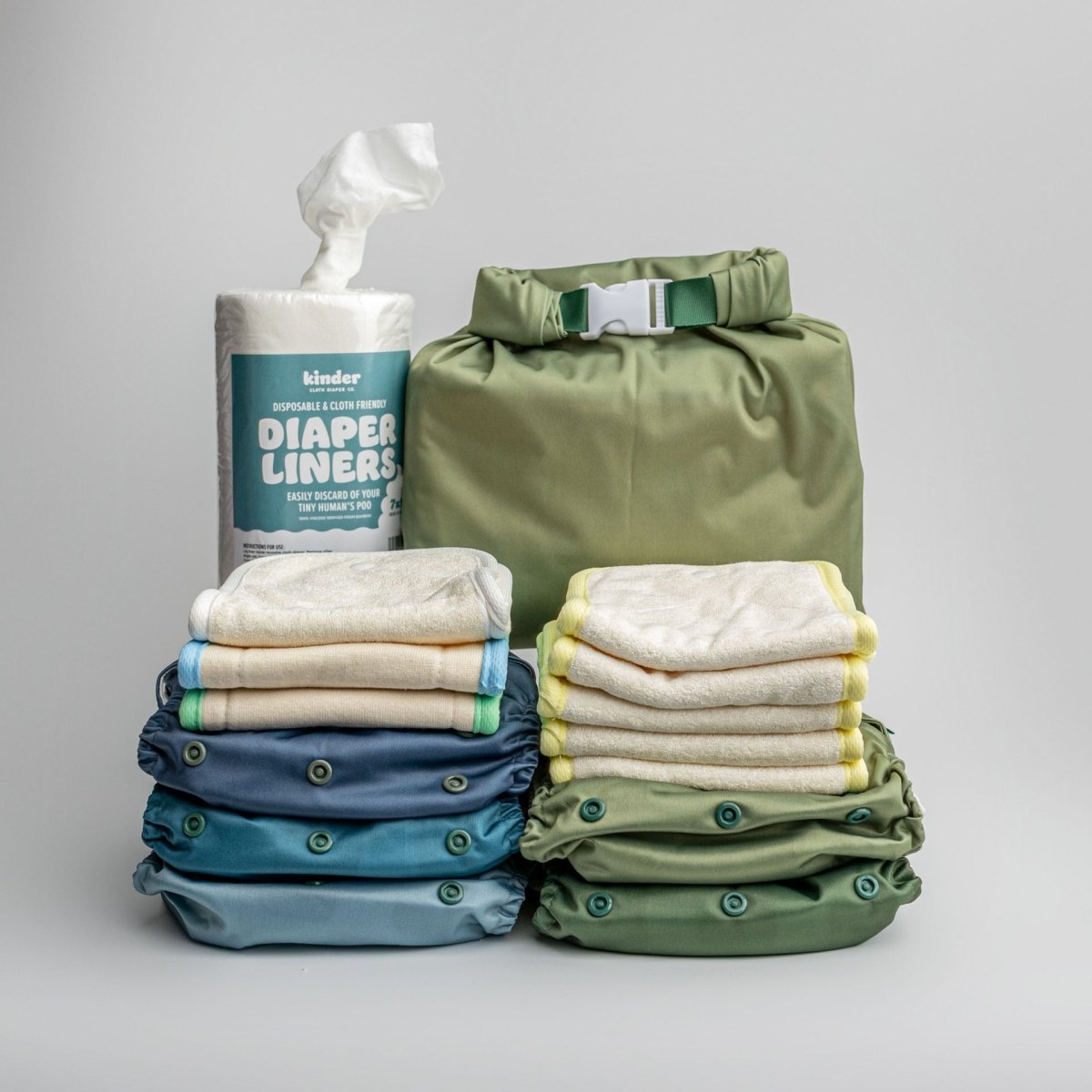  - Modern - Cloth - Diapers - New Parent Starter Bundle - Kinder Cloth Diaper Co. - Pittsburgh - Based - Small - Business - Woman - Owned