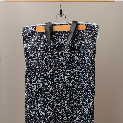 Large Zipper Hanging Wet Bag, Laundry Bag with Handles