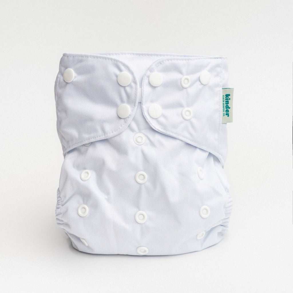 Solid Color: Essentials Pocket Cloth Diaper with Athletic Wicking Jersey, Grows with your Baby - Kinder Cloth Diaper Co. - 01 - 02 - 01 - modern reusable cloth diapers and more for birth to potty training - Pittsburgh Based Small Business