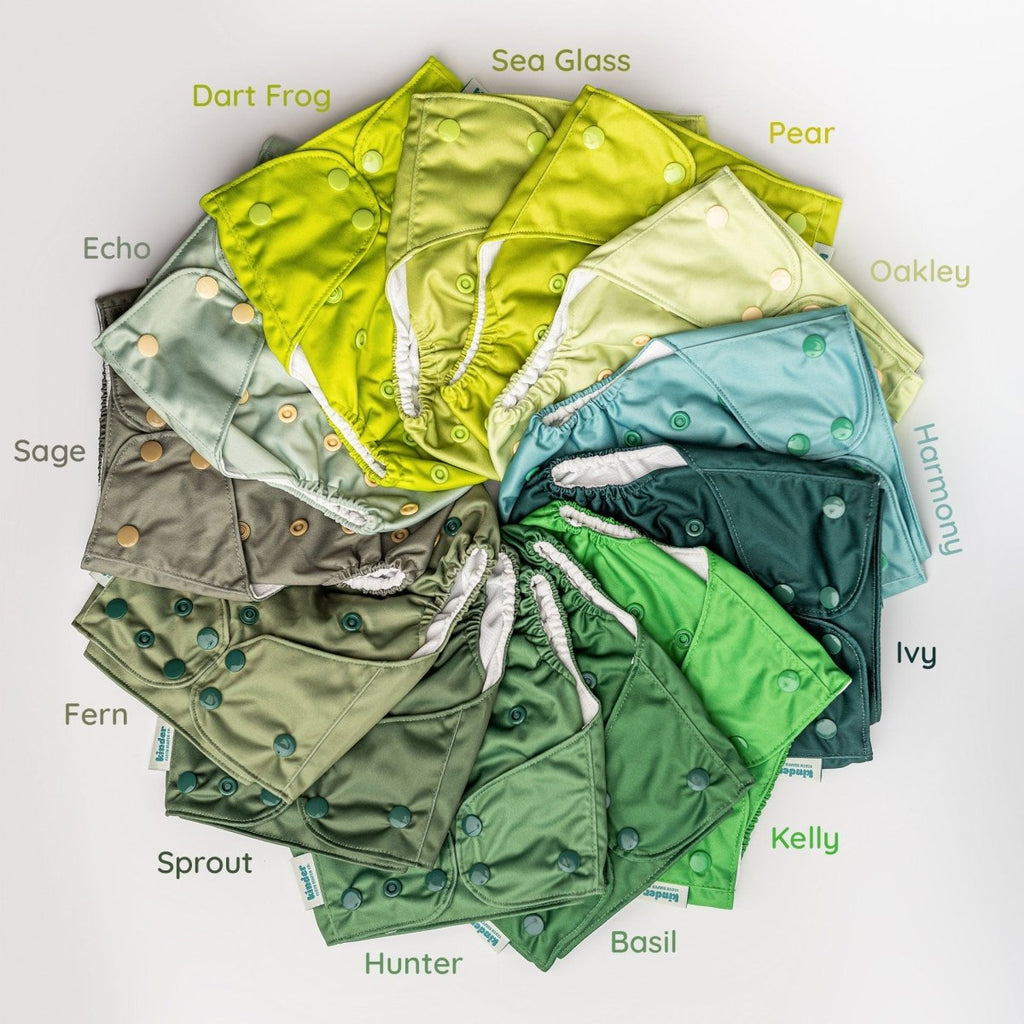 Solid Color: Essentials Pocket Cloth Diaper with Athletic Wicking Jersey, Grows with your Baby - Kinder Cloth Diaper Co. - 11 - 06 - 04 - modern reusable cloth diapers and more for birth to potty training - Pittsburgh Based Small Business