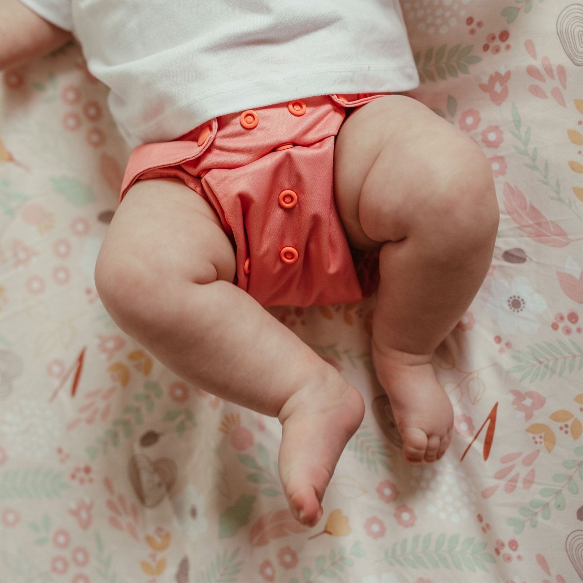 Solid Color: Essentials Pocket Cloth Diaper with Athletic Wicking Jersey, Grows with your Baby - Kinder Cloth Diaper Co. - 01 - 04 - 02 - modern reusable cloth diapers and more for birth to potty training - Pittsburgh Based Small Business