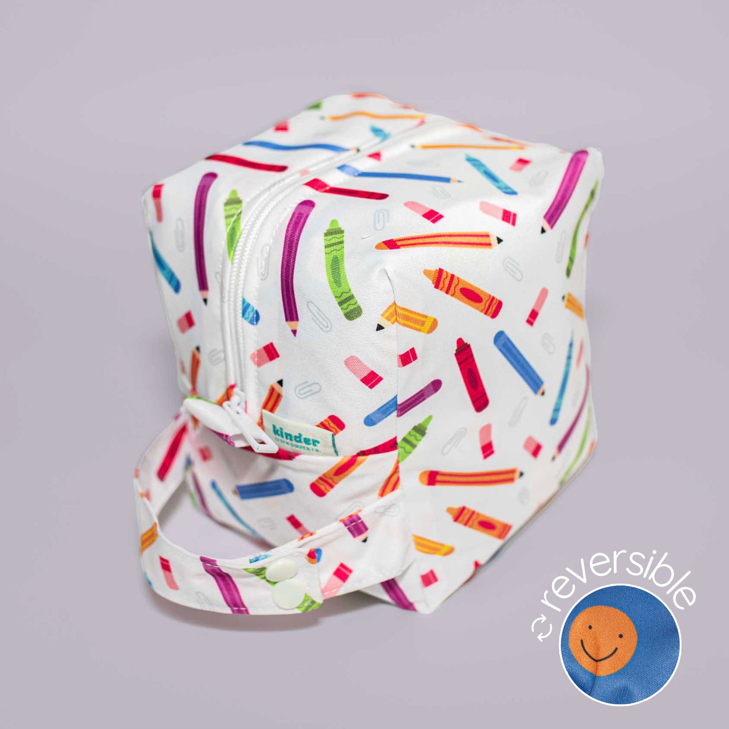 water resistant storage cube mini small storage pod zipper cube for travel pul cloth diaper pod travel bag pencils crafting school playful and bright 